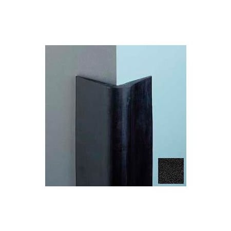 Pawling Black Sbr Rubber Corner Guard, 4" Wings, 10'H, Black, Sbr Rubber CG-2-10-1